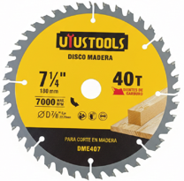 DME407 – DISCO MADERA 180x40T
